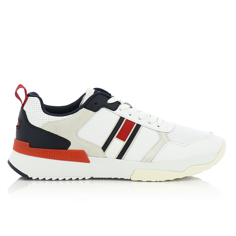 TOMMY HILFIGER – Sneakers MODERN RUNNER TJM PERF LEA ΑΝΔΡ. ΥΠΟΔΗΜΑ