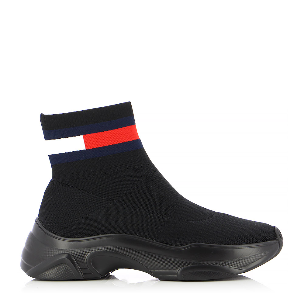 TOMMY HILFIGER – Sneakers TOMMY JEANS FLAT SOCK BOOT ΓΥΝ. ΥΠΟΔΗΜΑ