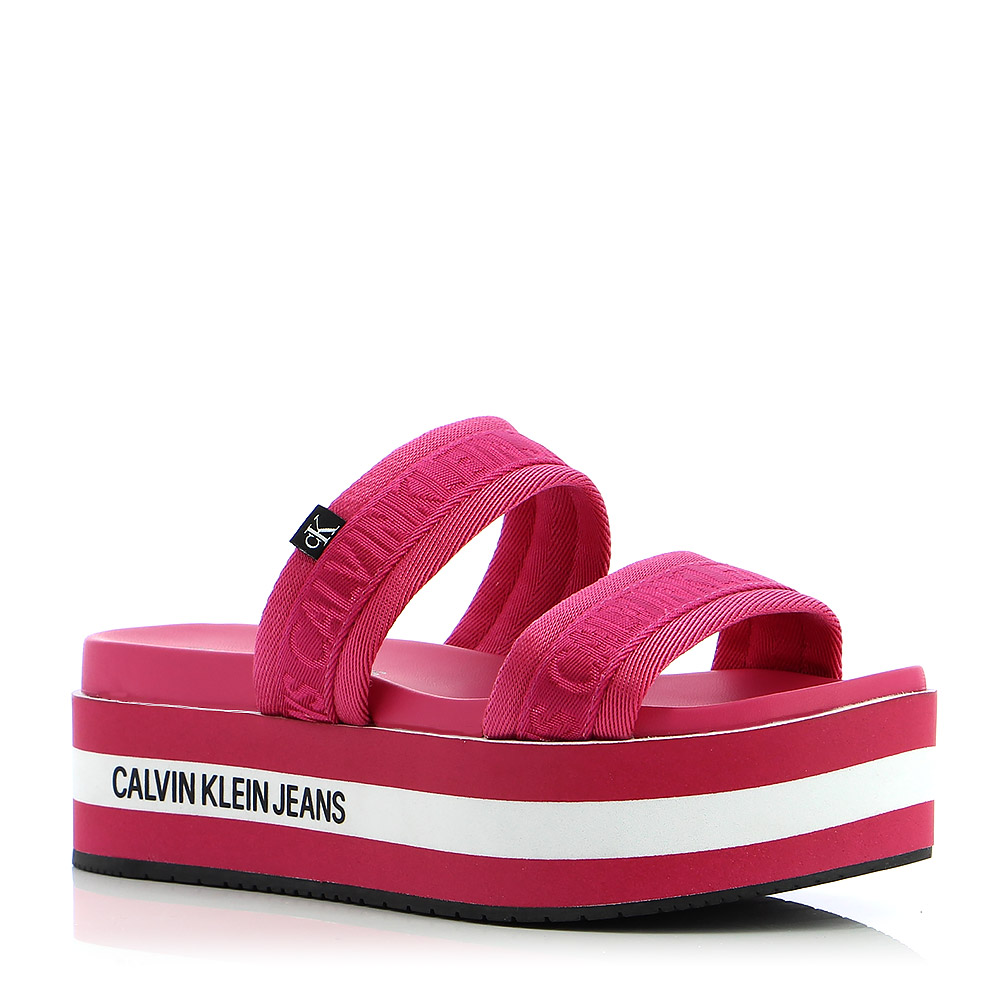 Calvin Klein – Πλατφόρμες WEDGE PF SANDAL TWOSTRAPS PES ΓΥΝ. ΥΠΟΔΗΜΑ