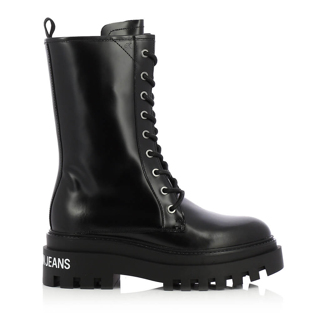 Calvin Klein – Μποτάκια FLATFORM MID LACEUP BOOT ΓΥΝ. ΥΠΟΔΗΜΑ
