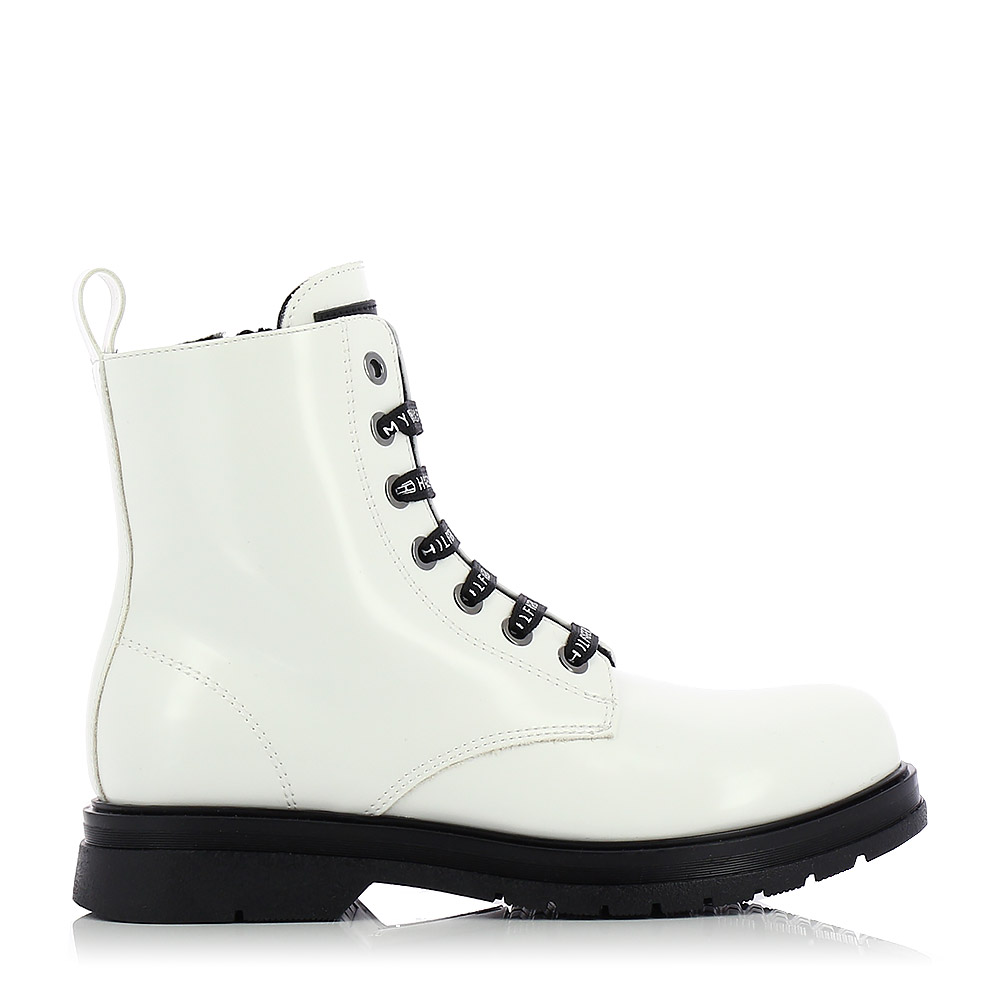 TOMMY HILFIGER – Sneakers LACE-UP BOOTIE WHITE ΠΑΙΔΙΚΟ ΥΠΟΔΗΜΑ Νο35-40