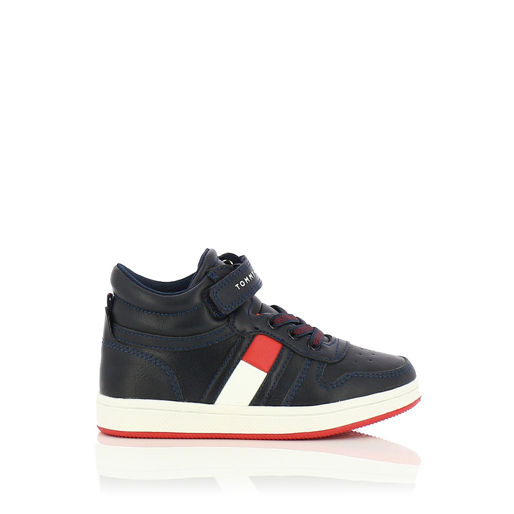 TOMMY HILFIGER – Sneakers HIGT TOP LACE-UP/VELCRO SNEAKER ΠΑΙΔΙΚΟ ΥΠΟΔΗΜΑ Νο24-27