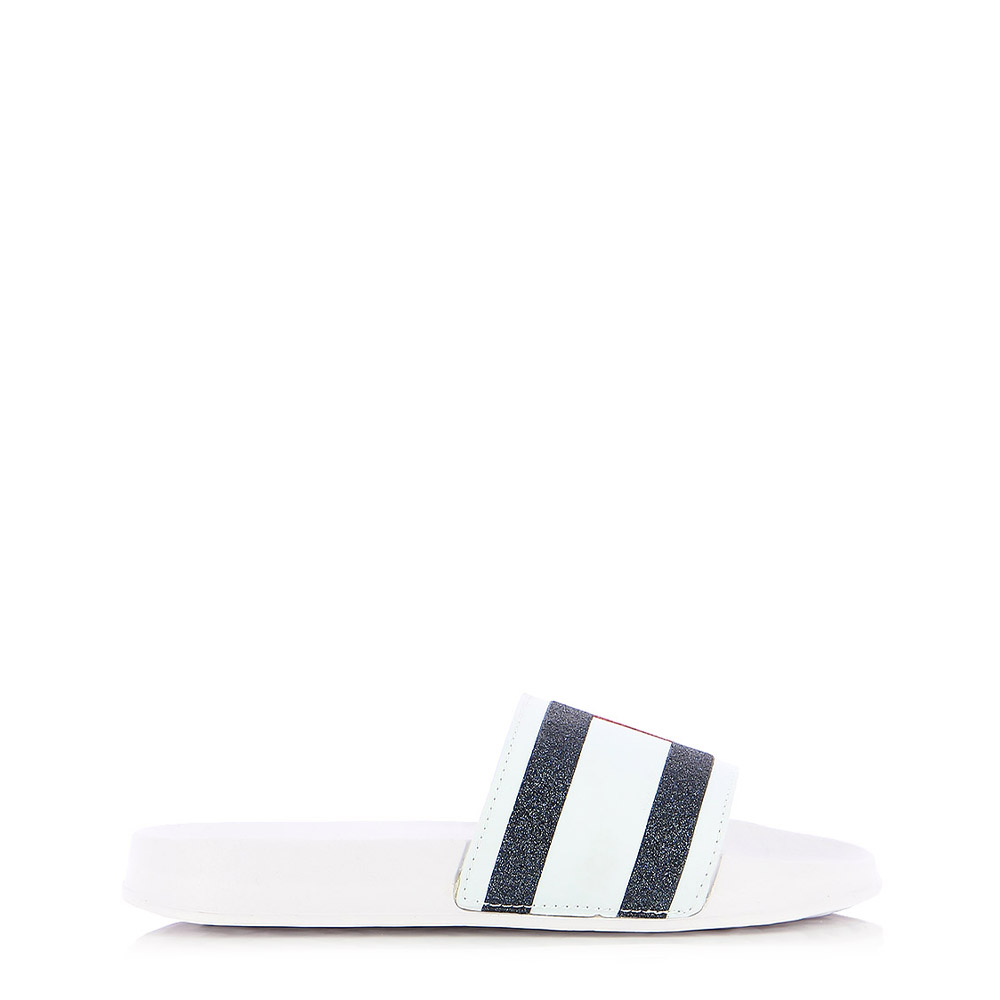 TOMMY HILFIGER – Πέδιλα FLAG PRINT POOL SLIDE ΠΑΙΔΙΚΟ ΥΠΟΔΗΜΑ 26-34