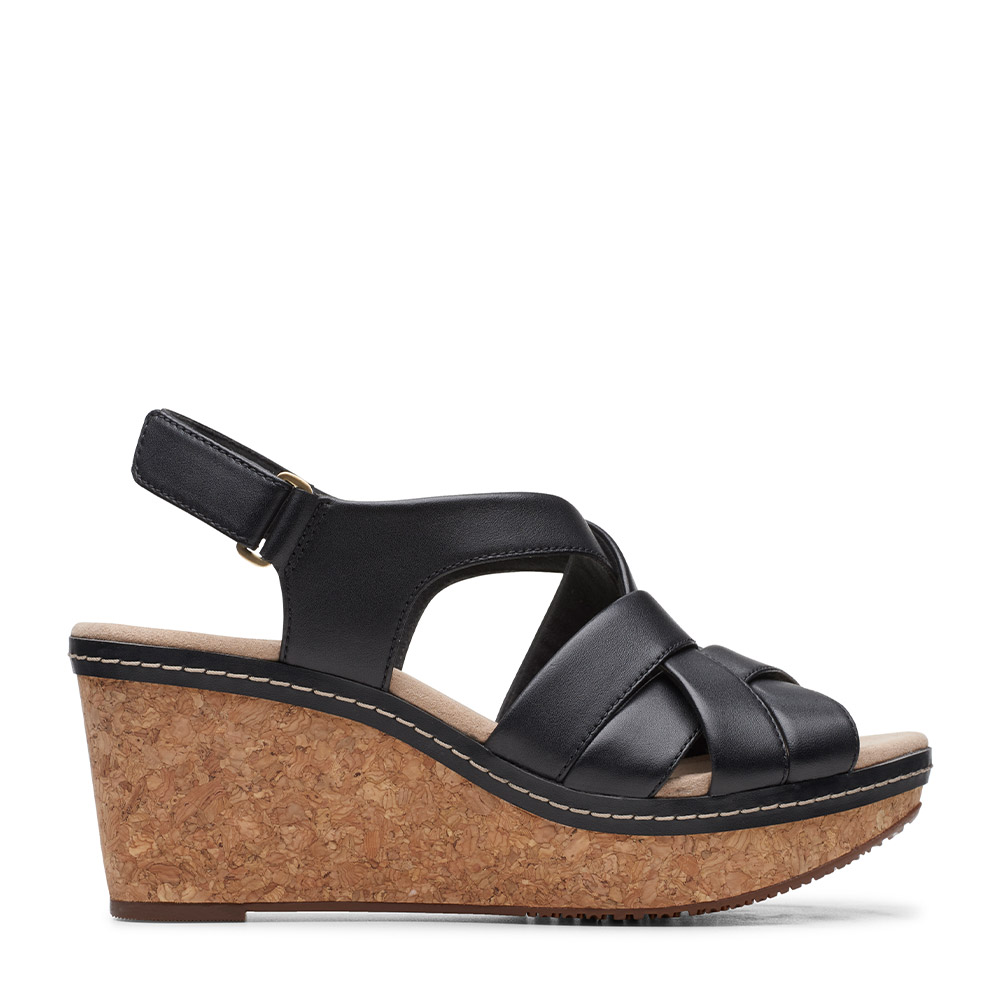 Clarks – Πλατφόρμες Annadel Rayna Black ΓΥΝ. ΥΠΟΔΗΜΑ