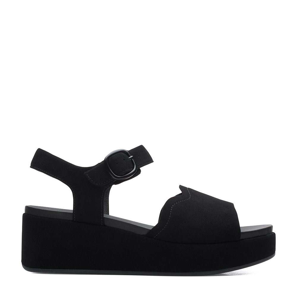 Clarks – Πλατφόρμες Kimmei Way Black ΓΥΝ. ΥΠΟΔΗΜΑ