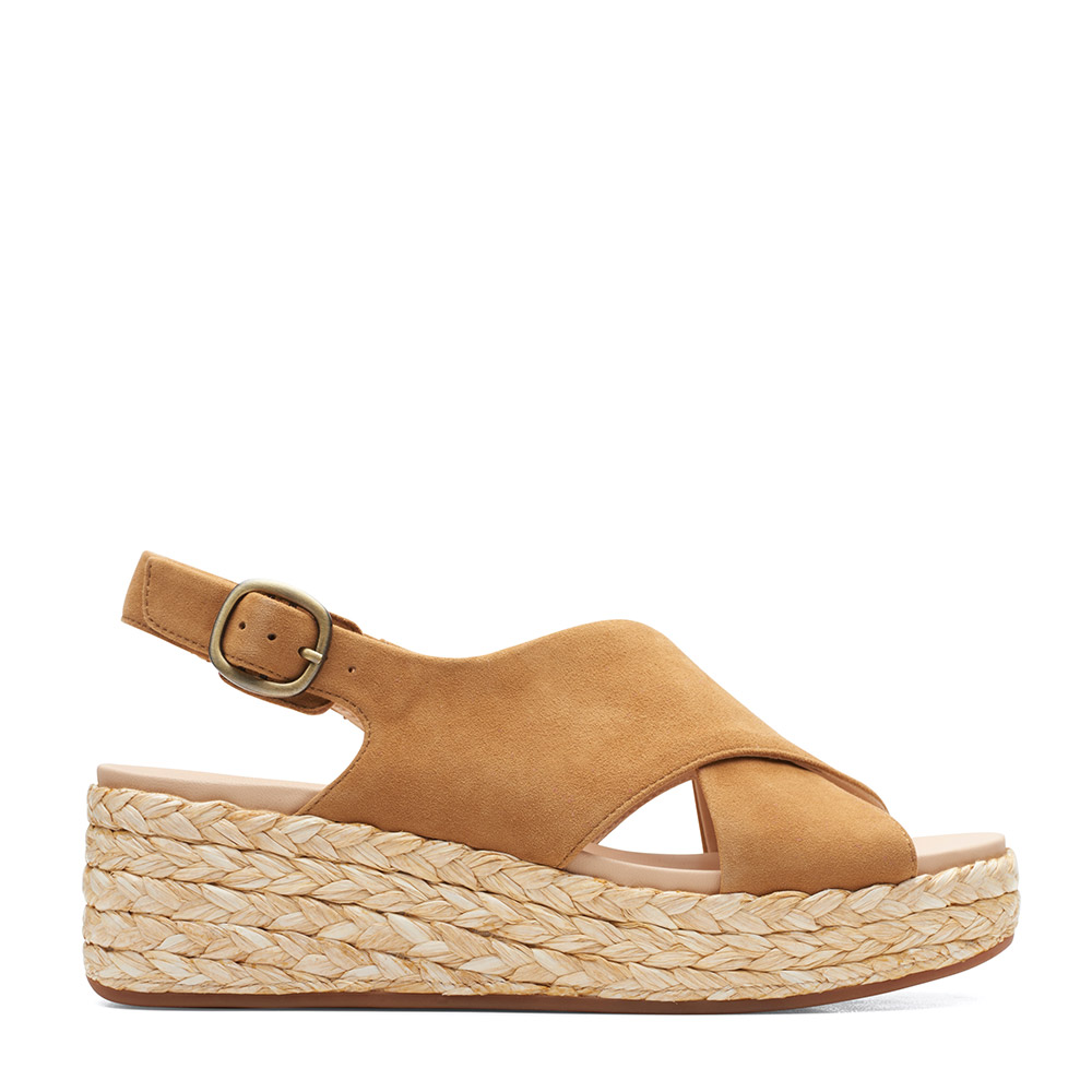 Clarks – Πλατφόρμες Kimmei Cross Ochre ΓΥΝ. ΥΠΟΔΗΜΑ