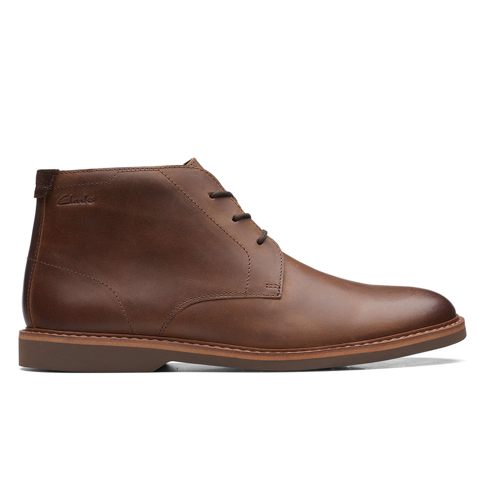 Clarks – Μποτάκια AtticusLT Mid Dark Tan ΑΝΔΡ. ΥΠΟΔΗΜΑ