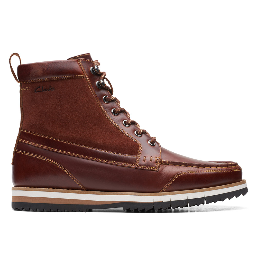 Clarks – Μποτάκια Durston Hi British Tan ΑΝΔΡ. ΥΠΟΔΗΜΑ