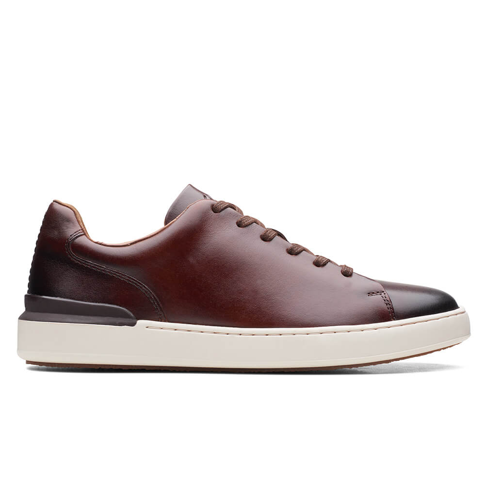 Clarks – Sneakers CourtLite Lace Dark Tan ΑΝΔΡ. ΥΠΟΔΗΜΑ
